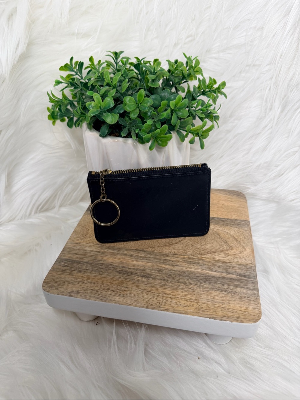 Vintage Coach Black Mini Skinny Case Wallet #6902